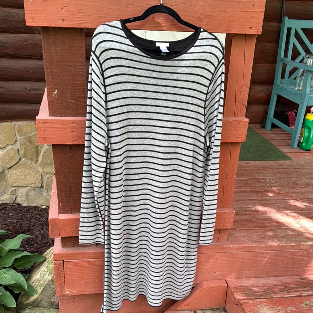 NWOT J.Jill, Reversible Sweater dress, size XL